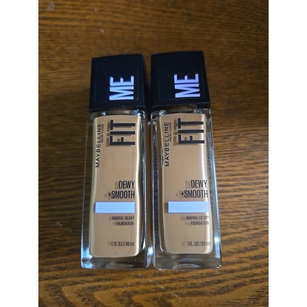 2 Pack: Maybelline Dewy &‎ Smooth Fit Me Liquid Foundation *330 Toffee* (NN3442)